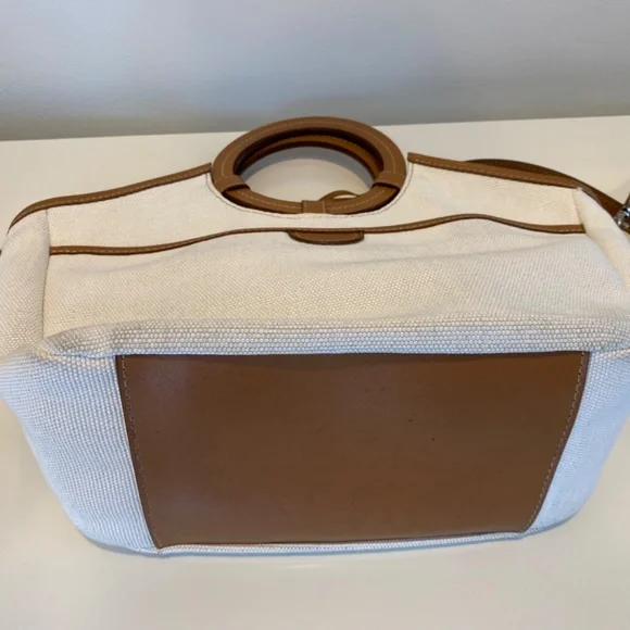 Fossil Coated Canvas and Leather Tote - Picture 10 of 16